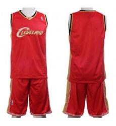 aCleveland Cavaliers Blank Red Jerseys&Shorts