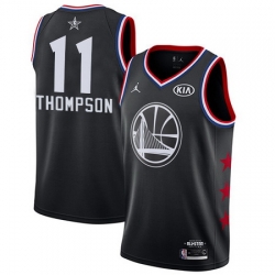 Warriors 11 Klay Thompson Black Youth Basketball Jordan Swingman 2019 AllStar Game Jersey