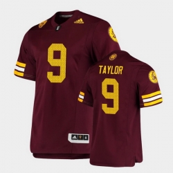 Men Arizona State Sun Devils D.J. Taylor Premier Maroon Football Jersey