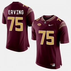 Florida State Seminoles Cameron Erving College Football Garnet Jersey