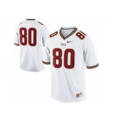 Florida State Seminoles FSU 80 Rashad Greene White College Football NCAA Jerseys