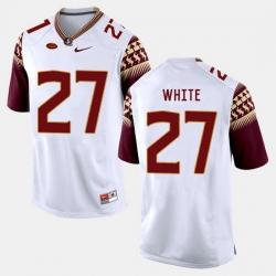 Florida State Seminoles Marquez White College Football White Jersey