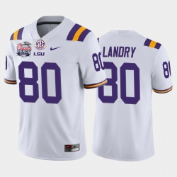 LSU Tiger Jarvis Landry White Home Men'S Jersey