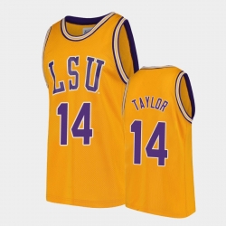 LSU Tiger Marlon Taylor Gold Replica Men'S Jersey