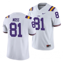 LSU Tiger Thaddeus Moss White College Football Men'S Jersey