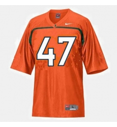 Men Miami Hurricanes Michael Irvin College Football Orange Jersey