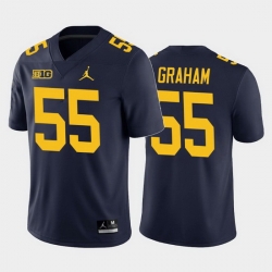 Michigan Wolverines Brandon Graham Navy Home Men'S Jersey