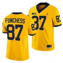 Michigan Wolverines Devin Funchess Maize Nfl Alumni Men Jersey