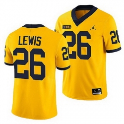 Michigan Wolverines Jourdan Lewis Maize Nfl Alumni Men Jersey