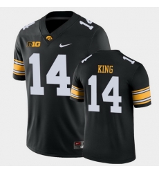 Men Iowa Hawkeyes Desmond King Game Black College Football Jersey