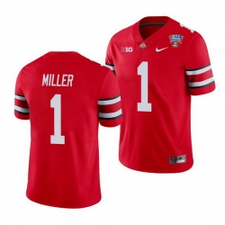 Ohio State Buckeyes Braxton Miller Scarlet 2021 Sugar Bowl College Football Jersey