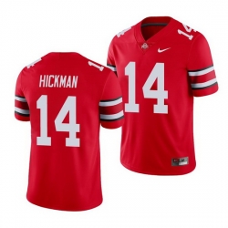 Ohio State Buckeyes Ronnie Hickman Scarlet Game Men'S Jersey