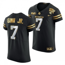 Ohio State Buckeyes Ted Ginn Jr. Black 2021 Sugar Bowl Golden Limited Authentic Football Jersey