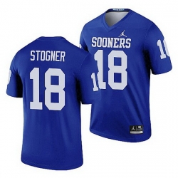 Oklahoma Sooners Austin Stogner Blue Legend Men'S Jersey