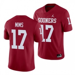 Oklahoma Sooners Marvin Mims Crimson Alumni Men'S Jersey