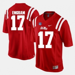 Evan Engram Red Ole Miss Rebels Alumni Football Game Jersey