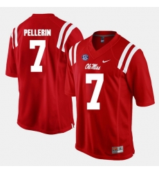 Jason Pellerin Red Ole Miss Rebels Alumni Football Game Jersey