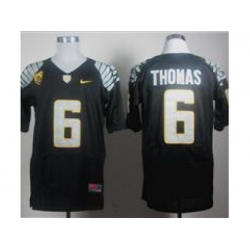 Ncaa Oregon Ducks De Anthony Thomas #6 Black College Football Jerseys