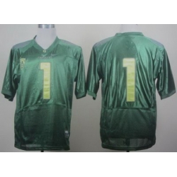 Oregon Ducks No.1 Fan Green Pro Combat Pac-12 College Football Jerseys