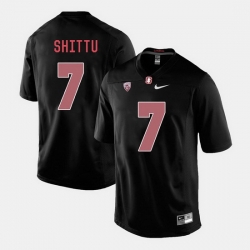 Men Stanford Cardinal Aziz Shittu College Football Black Jersey