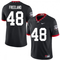 2020 Men #48 Jarrett Freeland Georgia Bulldogs Mascot 100th Anniversary College Football Jerseys Sal