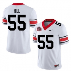 2020 Men #55 Trey Hill Georgia Bulldogs 1980 National Champions 40th Anniversary College Football Je