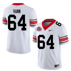 2020 Men #64 David Vann Georgia Bulldogs 1980 National Champions 40th Anniversary College Football