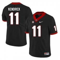 Men #11 Derion Kendrick Georgia Bulldogs College Football Jerseys Sale-Black