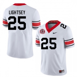 Men #25 E.J. Lightsey Georgia Bulldogs College Football Jerseys Sale-40th Anniversary