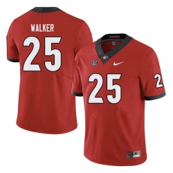 Men #25 Quay Walker Georgia Bulldogs College Football Jerseys Sale-red