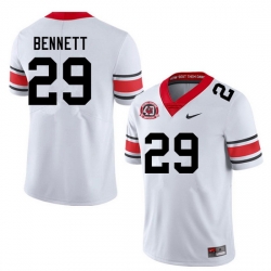 Men #29 Luke Bennett Georgia Bulldogs College Football Jerseys Sale-40th Anniversary