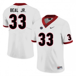 Men #33 Robert Beal Jr. Georgia Bulldogs College Football Jerseys Sale-White