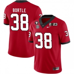 Men #38 Brooks Bortle Georgia Bulldogs 2022-23 CTP National Championship Football Jerseys