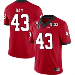 Men #43 Davis Day Georgia Bulldogs 2022-23 CTP National Championship Football Jerseys