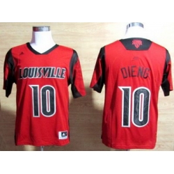 Louisville Cardinals 10 Gorgui Dieng Red College NCAA Jerseys