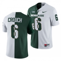 Michigan State Spartans Quavaris Crouch Michigan State Spartans Split Edition 2021 22 Jersey