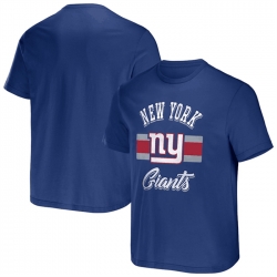 Men New York Giants Blue X Darius Rucker Collection Stripe T Shirt