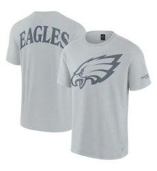 Men Fanatics Gray Philadelphia Eagles Elements Iconic T Shirt