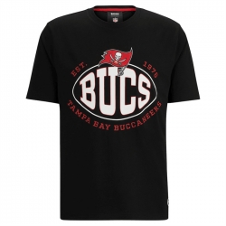 Men Tampa Bay Buccaneers Black BOSS X Trap T Shirt