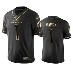 Cardinals 1 Kyler Murray Black Men Stitched Football Limited Golden Edition Jersey