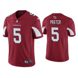 Men Arizona Cardinals 5 Matt Prater Red Vapor Untouchable Limited Stitched Jersey