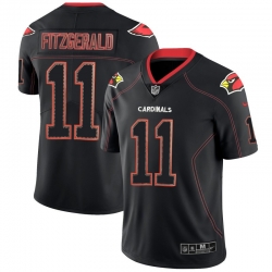 Nike Cardinals 11 Larry Fitzgerald Black Shadow Legend Limited Jersey