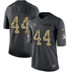 Nike Cardinals #44 Markus Golden Black Mens Stitched NFL Limited 2016 Salute to Service Jersey