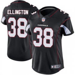 Nike Cardinals #38 Andre Ellington Black Alternate Womens Stitched NFL Vapor Untouchable Limited Jersey