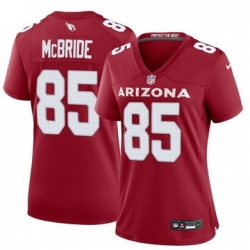 Women Arizona Cardinals 85 Trey McBride Red 2024 F U S E Vapor Untouchable Limited Stitched