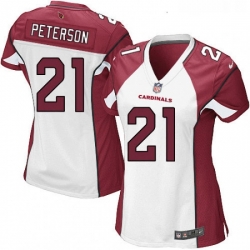 Womens Nike Arizona Cardinals 21 Patrick Peterson Game White NFL Jersey