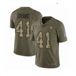 Youth Arizona Cardinals #41 Kenyan Drake Limited Olive Camo 2017 Salute to Service Football Jersey