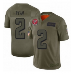 Men Atlanta Falcons 2 Matt Ryan Limited Camo 2019 Salute to Service Football Jersey