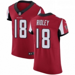 Men Nike Atlanta Falcons 18 Calvin Ridley Red Team Color Vapor Untouchable Elite Player NFL Jersey