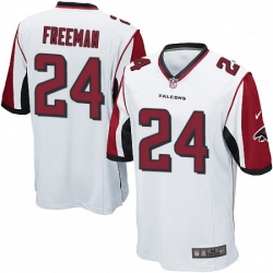 Men Nike Atlanta Falcons 24 Devonta Freeman Game White NFL Jersey